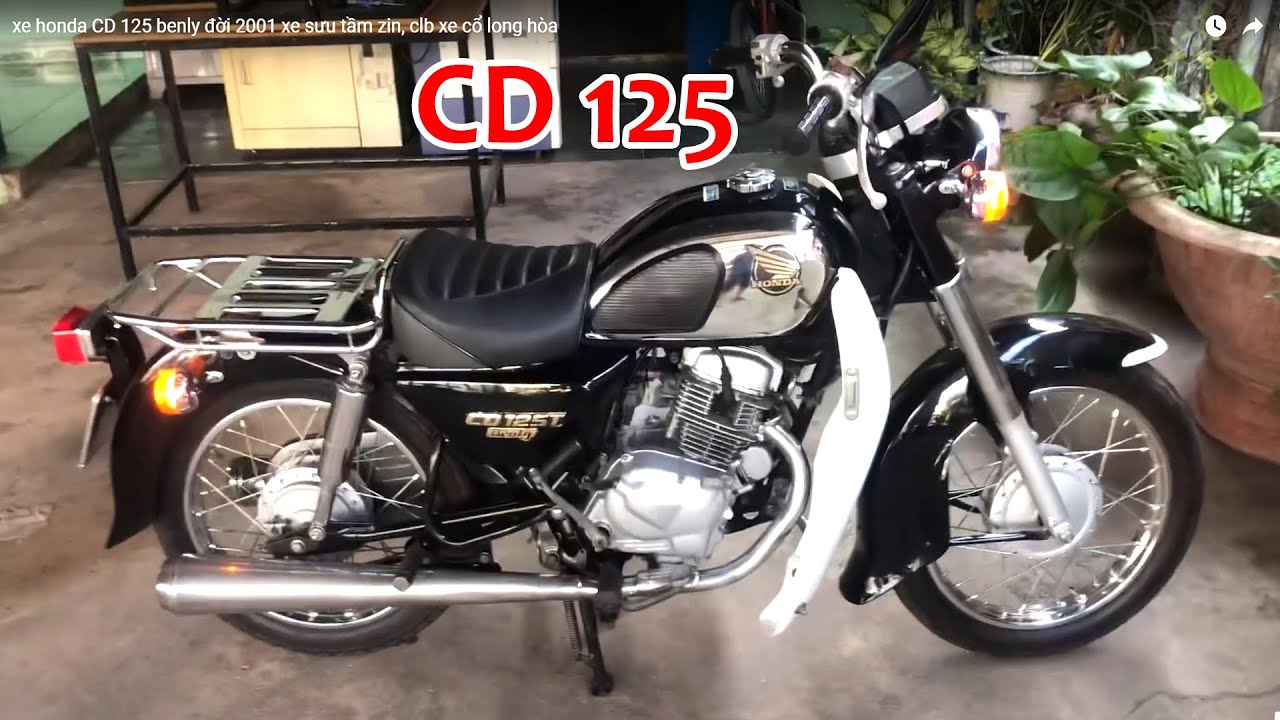 Honda CD 125T 2002 đen inox nguyên zin nguyên bản  2banhvn