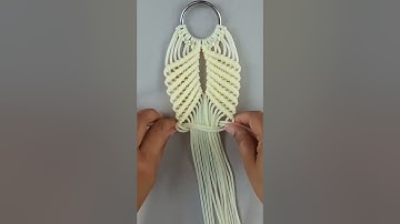 Macrame Leaf Pattern Tutorial #macrameleaf #macramepattern #macrametutorial #macramè #edianitatv