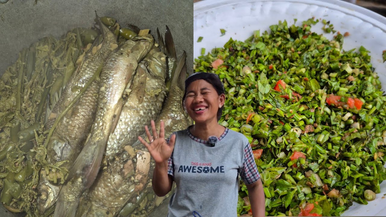 FIDDLEHEAD FERN WITH LOCAL FISH & SPINACH WITH AXONE CHUTNEY RECIPE 🤎