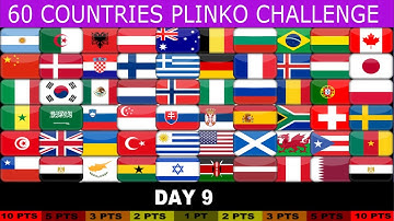 PLINKO 60 COUNTRIES CHALLENGE #9 - MARBLE RACE