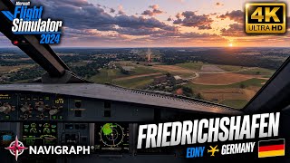 🔥 This German Approach Looks INSANELY Real! 🇩🇪 | Friedrichshafen MSFS 2024