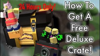 (Code!) How To Get A Free Deluxe Crate In TDS!