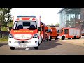 Emergency call 112- Augsburg  German  &amp; Firefighters on Duty | Full Emergency Response 4K