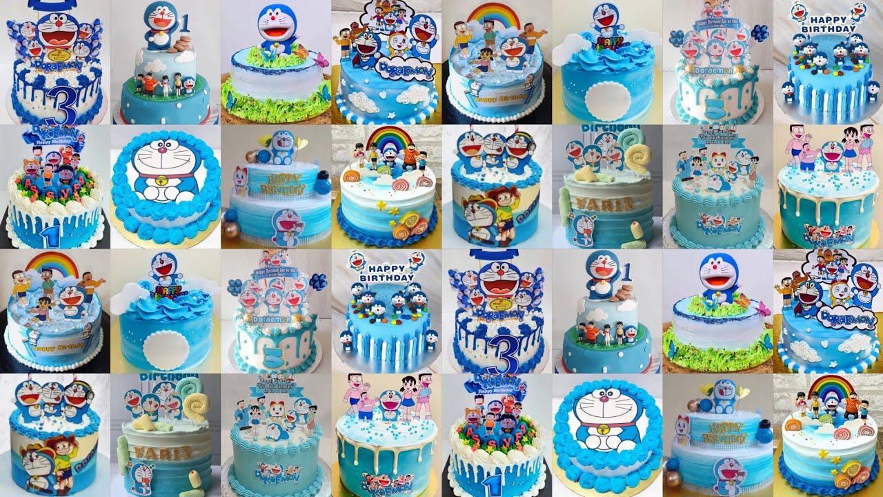 🌈🎂Birthday Cake For Baby Boy/Doraemon/Doraemon Cake/Doraemon Cake Design/Boy Cake Design/Cake Design