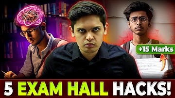 5 Exam Hall Hacks to Score High Marks🤯| Last Minute Exam Tips| Prashant Kirad