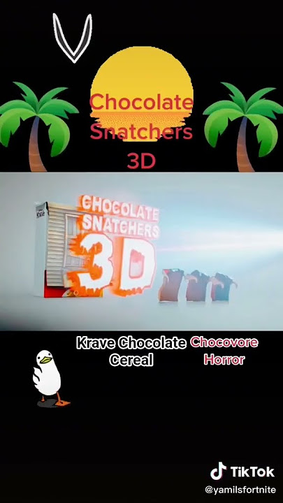Chocolate Snachters 3D Cocorve Horror Kellogg's Krave Chocolate Cereal