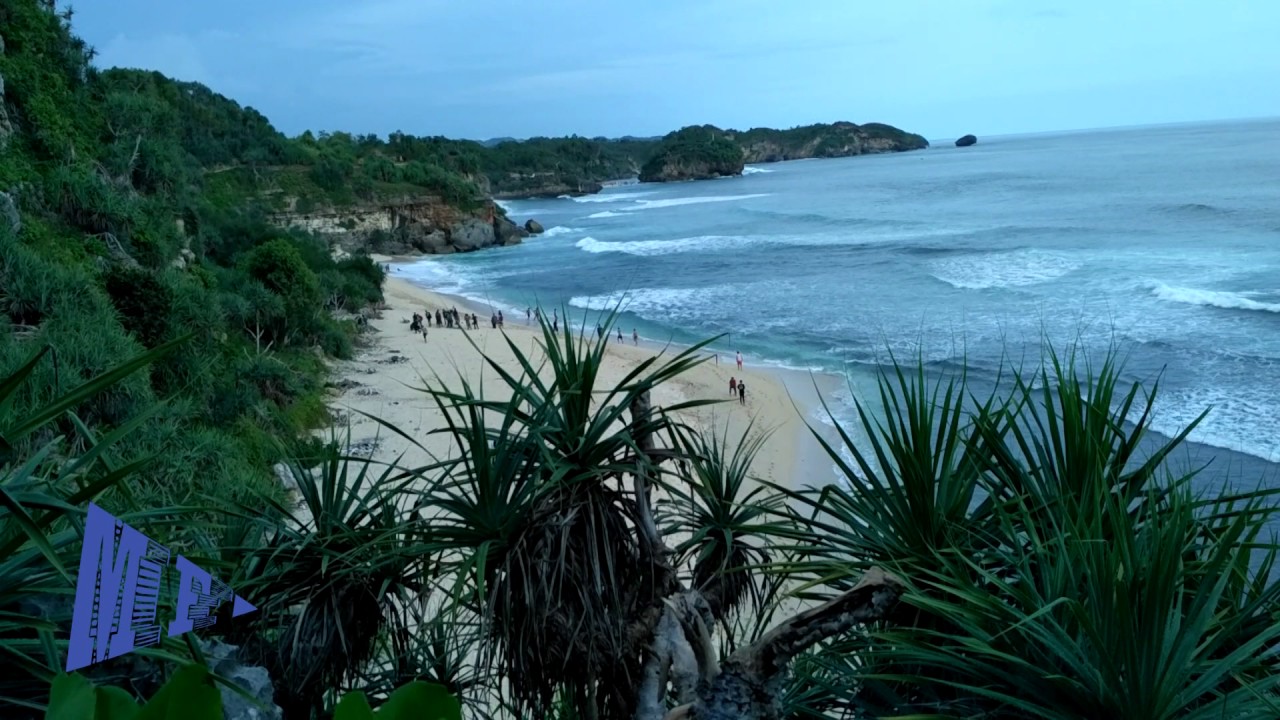 pantai sanglen pantai terindah di jogja - YouTube