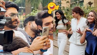 Kapil Sharma With Ayesha Khan, Parul Gulati, Tridha Choudhury Promoting Kis Kisko Pyaar Karoon 2