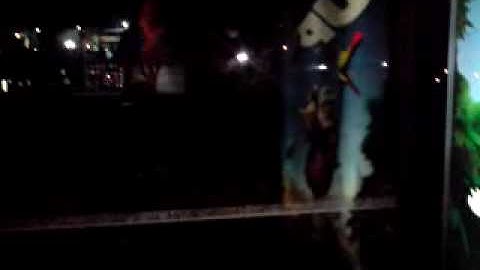 Girl Runs to catch bus!