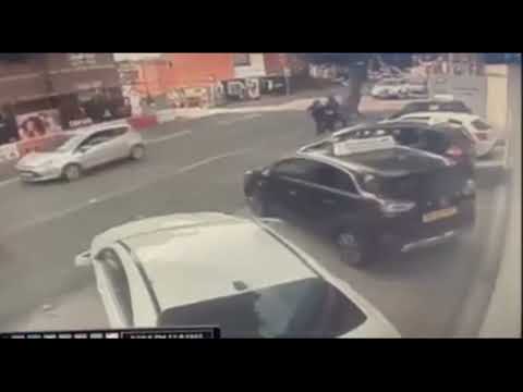 Shocking video shows yobs hurling rocks at motors in dealership carpark - 'causing £4k of damage'