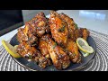 The BEST Honey Lemon Pepper  Wings Recipe | How to Air Fryer Chicken Wings