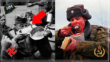 ¿Qué alimentos consumían más los soldados?