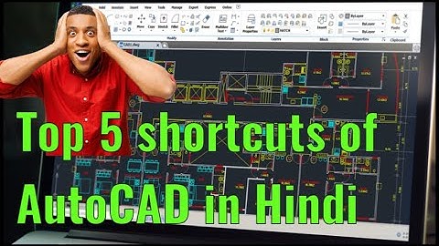 Top 5 Shortcuts of AutoCad For Beginners in Hindi | Top 5 most useful command of Autocad | #autocad