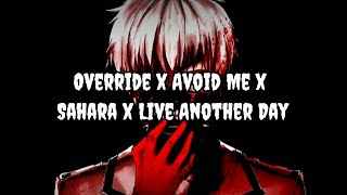 Override x Avoid Me x Sahara x Live Another Day (Phonk Remix Mashup) Resimi