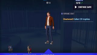 How to get the Humane Goat in Goatwood (All 20 Goat Golden Trophies Locations) Goat Simulator Payday screenshot 4