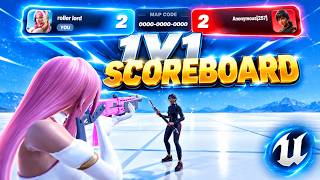 Advanced 1v1 Scoreboard with MAPCODE in UEFN