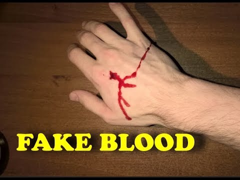 How to make FAKE BLOOD at home. VERY SIMPLE WAY