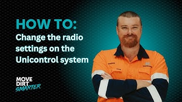How to Change Radio Settings | Kommand | Unicontrol 3D GPS Tutorial
