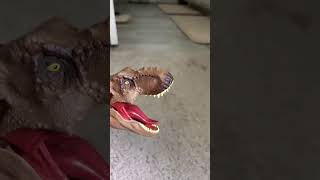 Stop motion T.rex roar test