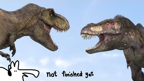 T Rex vs T Rex. The Legend (wip)
