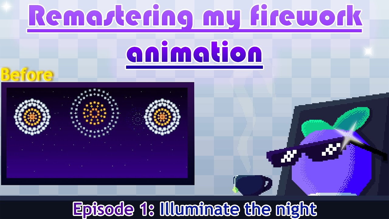 Remastering my OLD firework animation - YouTube