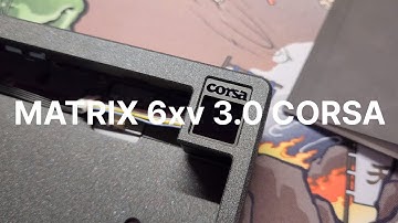 MATRIX 6xv 3.0 CORSA | Build and Unboxing | GMK Striker | Afflion Panda