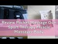 Review Pocket Massage Gun Sport Therapy Muscle Massager Body Relaxation Deep Tissue Vibration Slimm