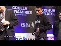 Mose Auimatagi from NZ checks scales before official weigh in