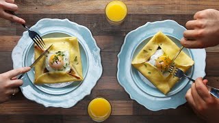 Savory Breakfast Crepe Pockets