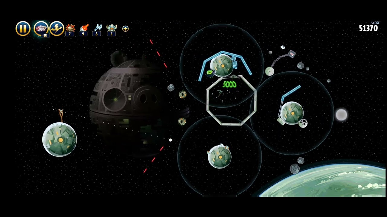 Angry Birds Star Wars | Death Star 2 - All Levels