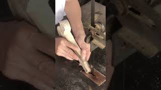 How to\\Removing excess wood with a simple wire saw easily creates the desired shape #shorts