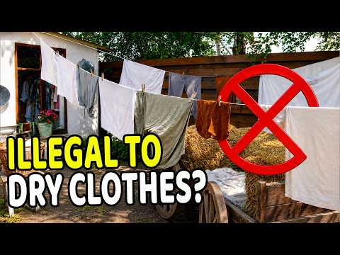 Why The US Banned Drying Clothes?