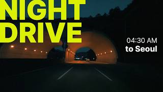4K Night Drive — The Sunrise Transition (Deep Downtempo / Coding Music / Programming & Study)
