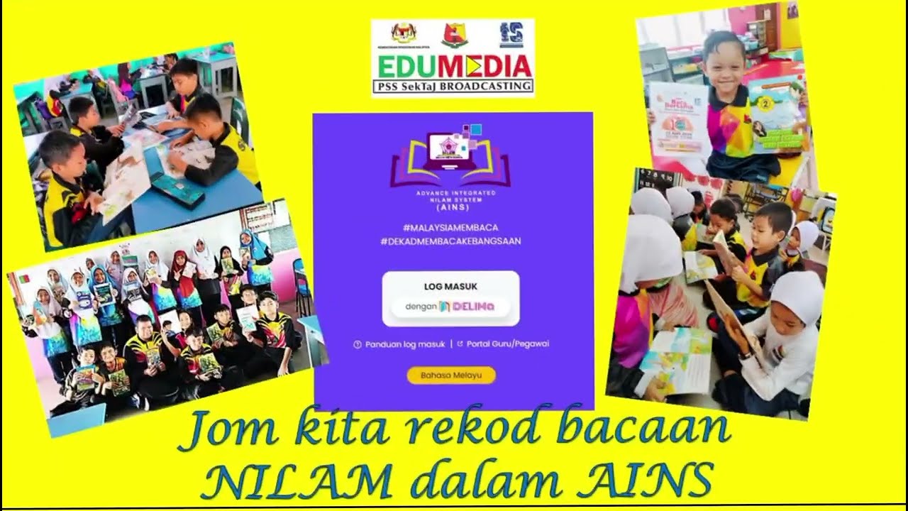 Cara isi perekodan NILAM dalam sistem AINS.