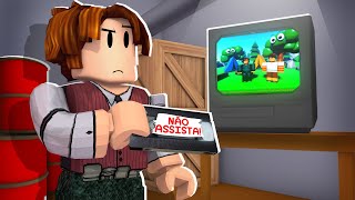 AS FITAS ASSOMBRADAS DO PORÃO (Roblox Adventures of John and Mark)