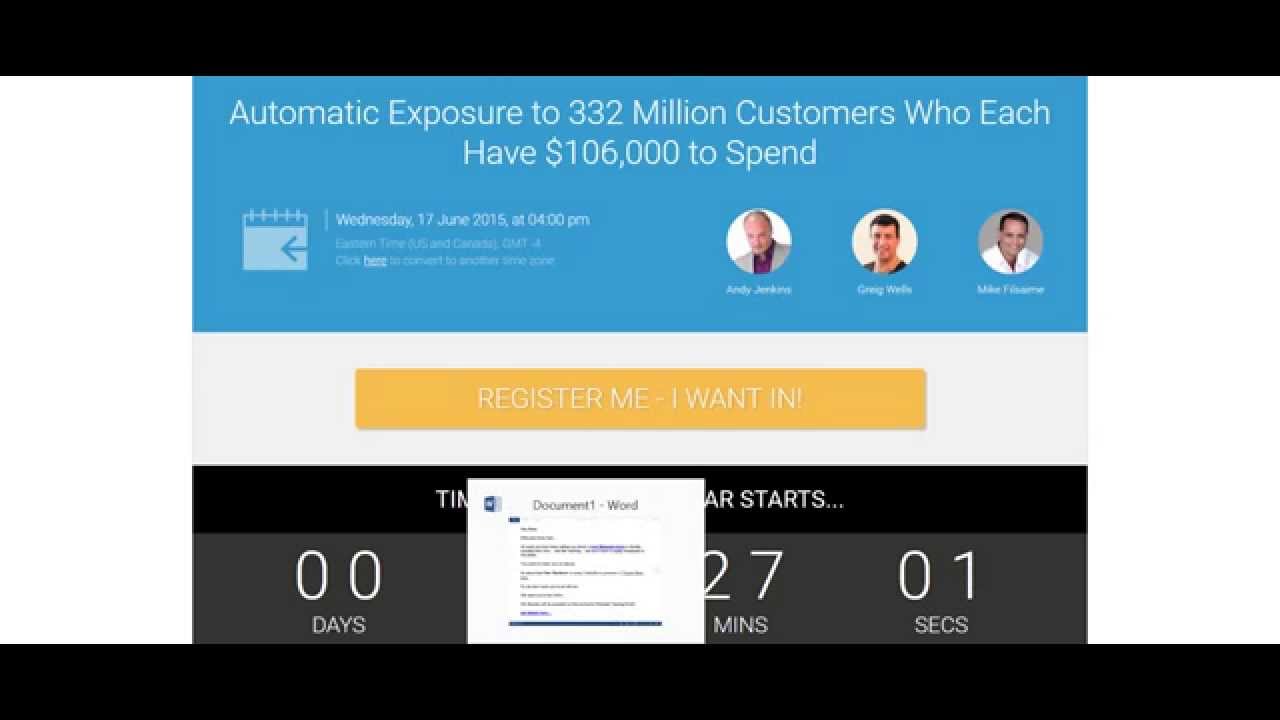 Live Webcast event Use LinkedIn for a 7 Figure Business