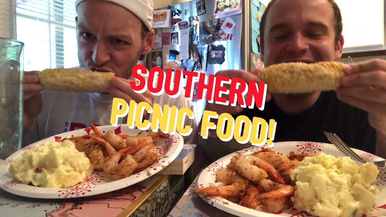 Southern Picnic Food 🍤🌽🥔 Mexican Street Corn Mukbang! YouTube
