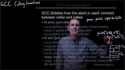 CS 134 OS—2.7 GCC Calling Conventions