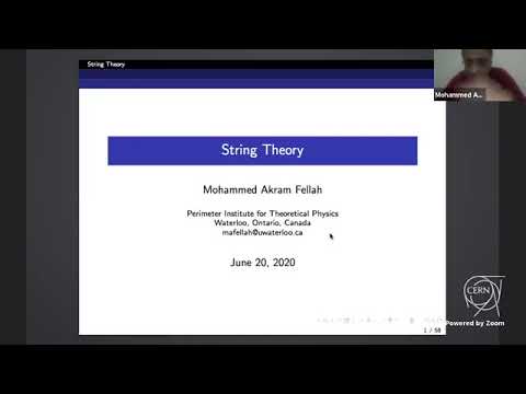        محاضرة حول نظرية الأوتار