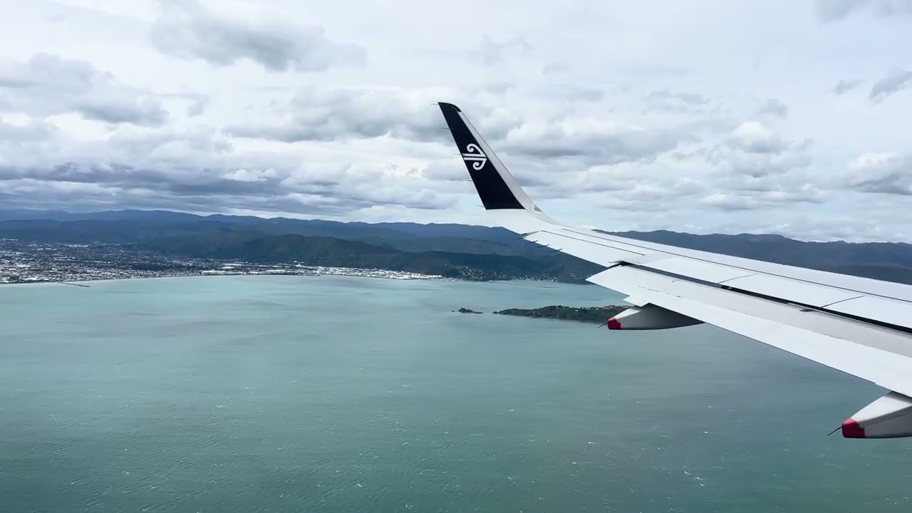 Landing in Wellington, NZ!