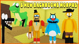 All 5 New Backrooms Morphs - Backrooms Morphs - Update - Roblox
