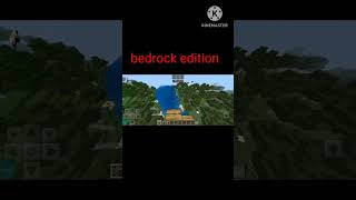 Minecraft bedrock bridge vs java bridge #bridge #minecraft #fun
