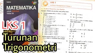 LKS 1 Trigonometric Derivatives - Erlangga Mathematics Book, Special Interest XII Sukino