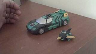 Botcon 2008 "Shattered Glass" Sidewipe w mini-con Whisper