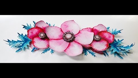 Watercolor Floral Print and Cut Project using Pazzles InVue Software