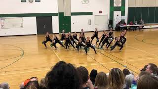 Thomas Middle School Poms Competition Routine