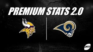 Premium Stats 2.0: Minnesota Vikings vs. Los Angeles Rams | PFF