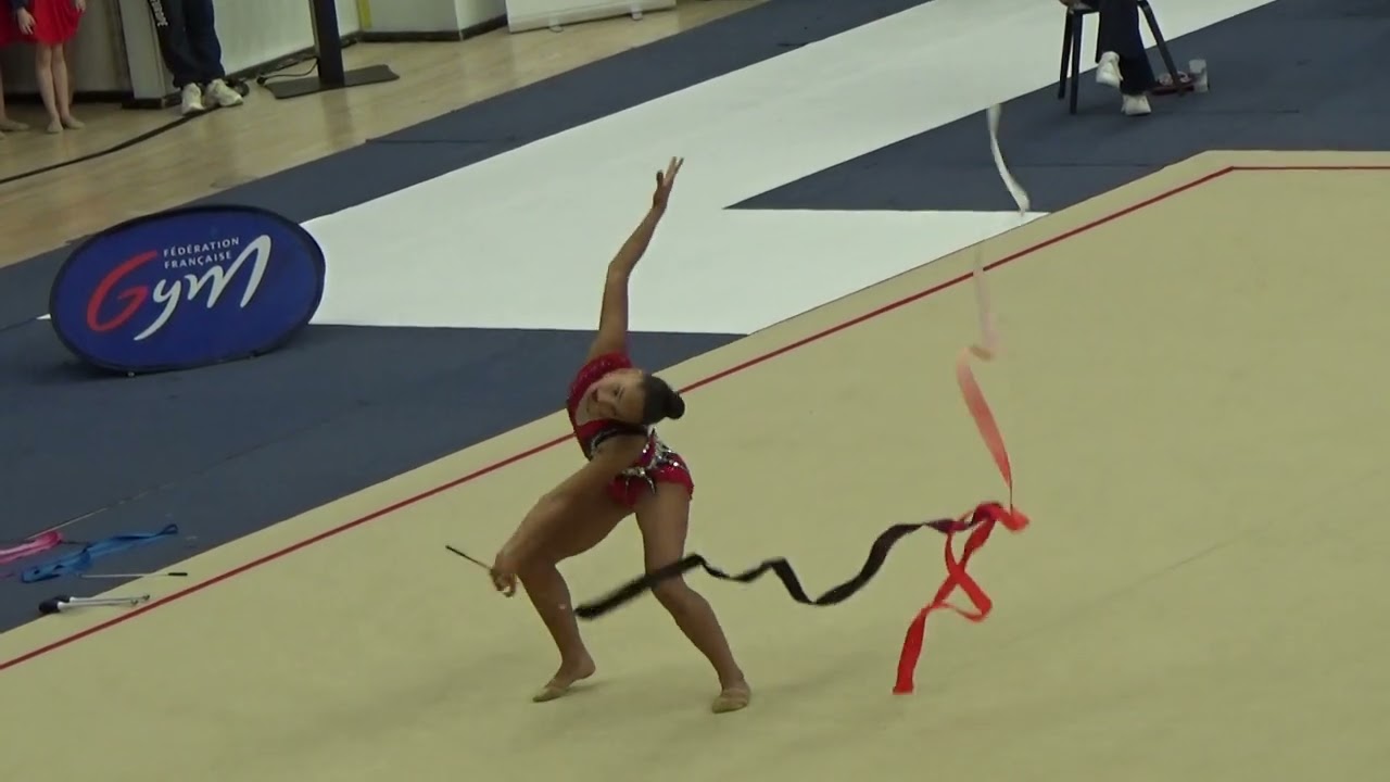 Lily May REDULFO ruban - 2025 Championnats de France Junior AA