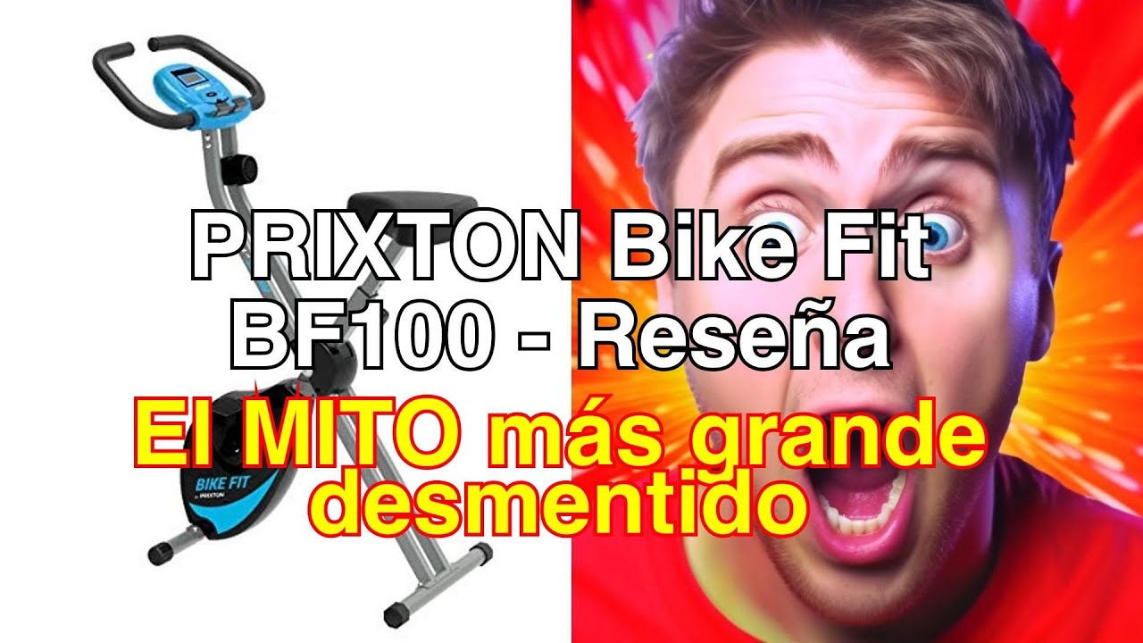 PRIXTON Bike Fit BF100 - Bicicleta Estática Plegable con 8 Niveles