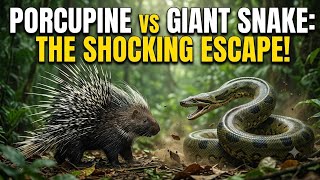 Giant Snake Attacks Porcupine – Big Mistake!